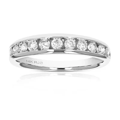 ct. t.w. Diamond Wedding Band 14K White Gold