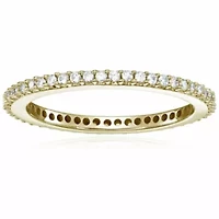 1/2 ct. t.w. Diamond Eternity Ring 14K Yellow Gold