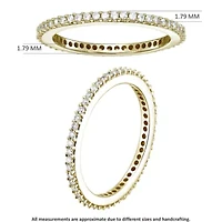 1/2 ct. t.w. Diamond Eternity Ring 14K Yellow Gold