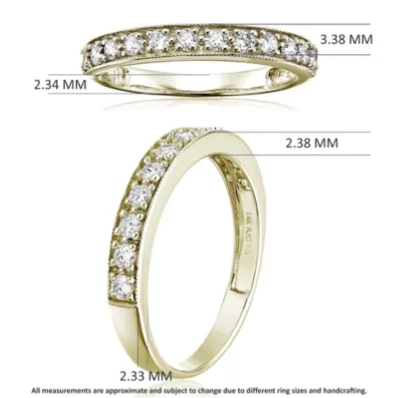 ct. t.w. Diamond Wedding Band 14K Gold
