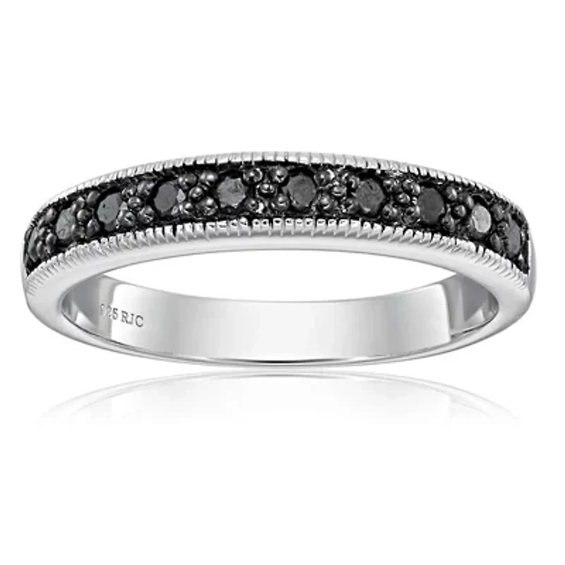 1/ ct. t.w. Diamond Wedding Band 925 Sterling Silver