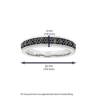 1/ ct. t.w. Diamond Wedding Band 925 Sterling Silver