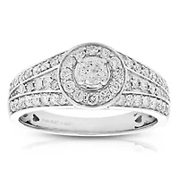 1 ct. t.w. Diamond Bridal Set 14K White Gold