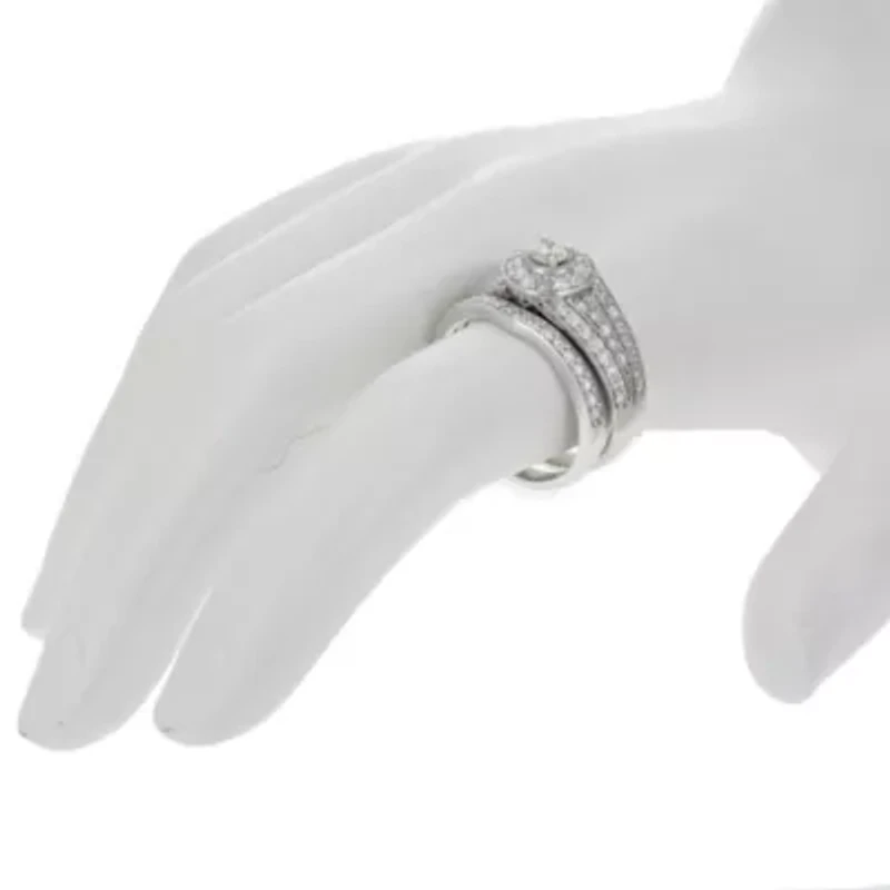 1 ct. t.w. Diamond Bridal Set 14K White Gold