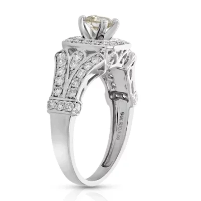 1 ct. t.w. Diamond Engagement Ring 14K White Gold