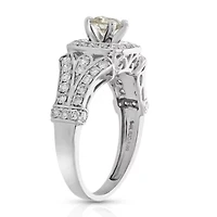 1 ct. t.w. Diamond Engagement Ring 14K White Gold