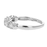 ct. t.w. 5 Stone Diamond Ring Engagement Bridal 14K White Gold