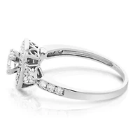 ct. t.w. 5 Stone Diamond Ring Engagement Bridal 14K White Gold