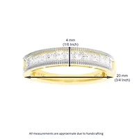 3/4 ct. t.w. Diamond Wedding Band Half Eternity Ring 14K Yellow Gold