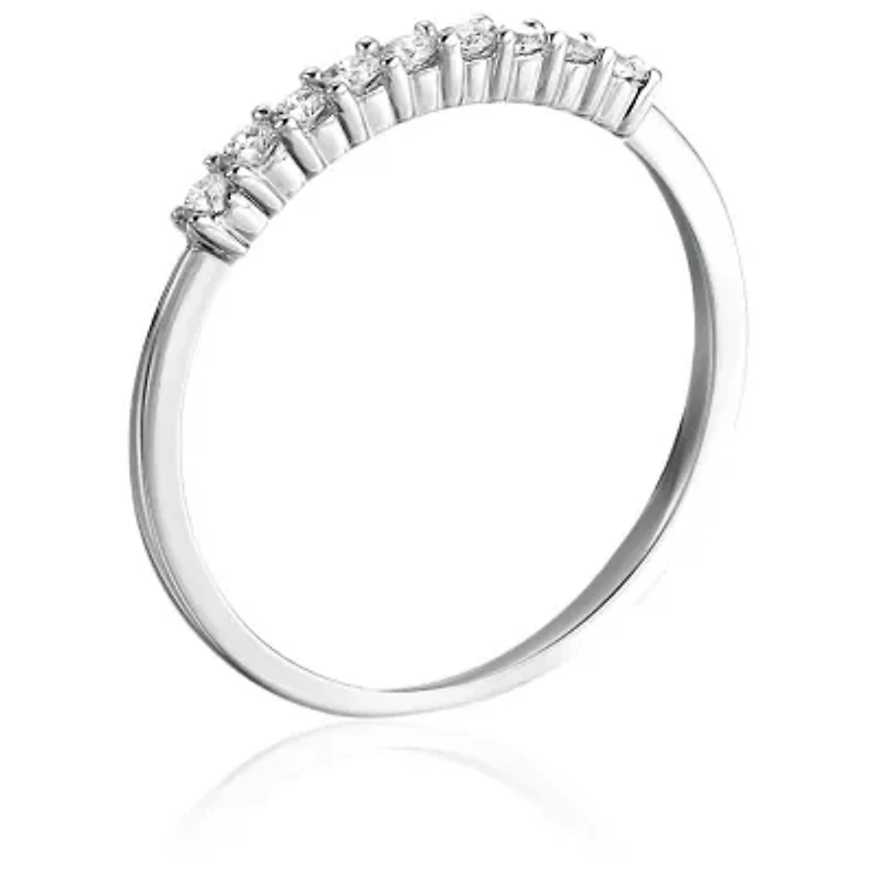 1/5 ct. t.w. Diamond Wedding Band in 10K White Gold