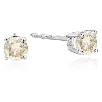 1/2 ct. t.w. Diamond Stud Earrings in 14K White Gold