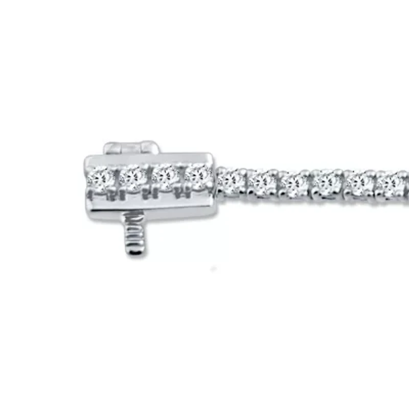 2.00 Ct.tw Natural Diamond Tennis Bracelet 7" Inch Bracelet 14K White Gold