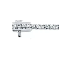 2.00 Ct.tw Natural Diamond Tennis Bracelet 7" Inch Bracelet 14K White Gold