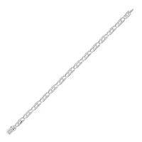 3/4 Ct.tw Natural Diamond Link Bracelet in 8.5" inches 925 Sterling Silver