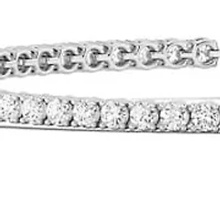 Lab Created Cttw Lab-Grown Diamond Tennis Bracelet in 14K White Gold (IGI Certified