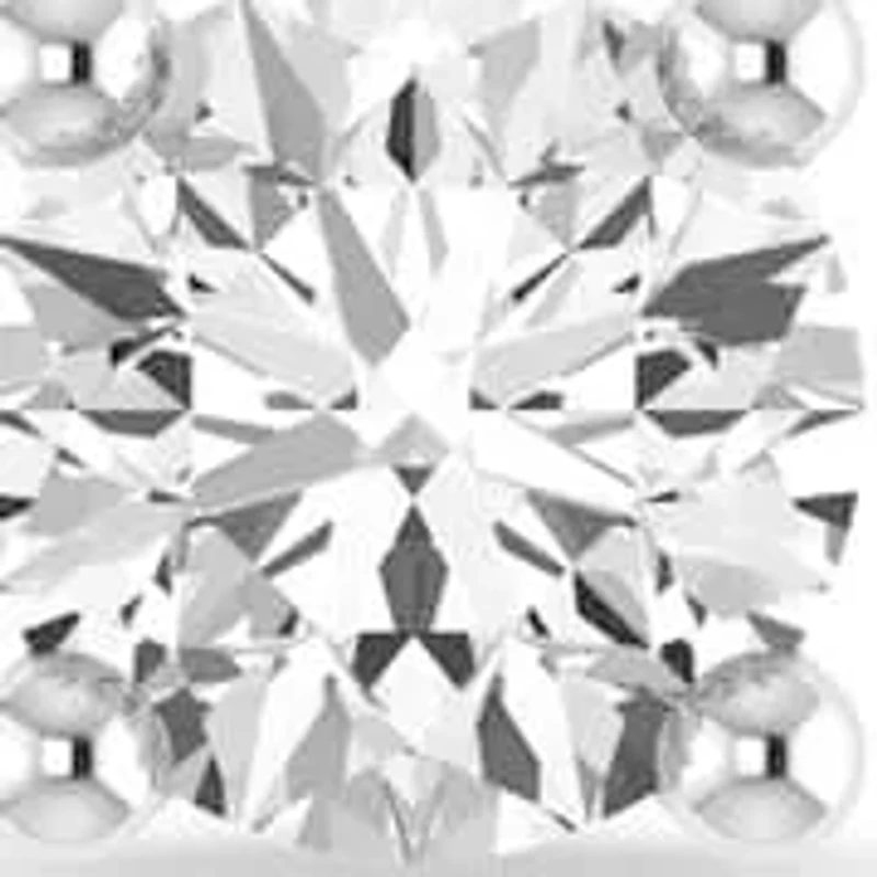 Lab Created IGI-Certified 3.00 Cttw Lab-Grown Diamond Solitaire Stud Earrings 10K White Gold, Screw Back