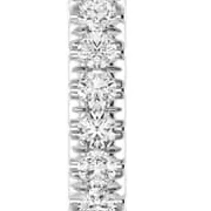 1/5 Ct.tw Round Cut Natural Diamond Huggie Hoop Earrings in 925 Sterling Silver