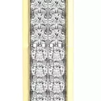 Huggie Hoop Earrings 1/4 Cttw Natural Diamond Small Hoops in 925 Silver Yellow Plated