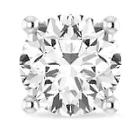 Lab Created 2 Cttw Lab-Grown Diamond Solitaire Stud Earrings in 14K White Gold – IGI Certified
