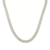 3.15 ct. tw Natural Diamod Cuban Chain in 10K Yellow Gold