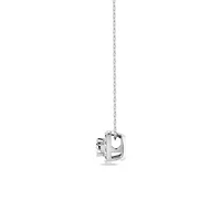 0.15 Ct.tw Round Cut Natural Diamond Halo Pendant Necklace with 18" inch Chain in 925 Sterling Silver