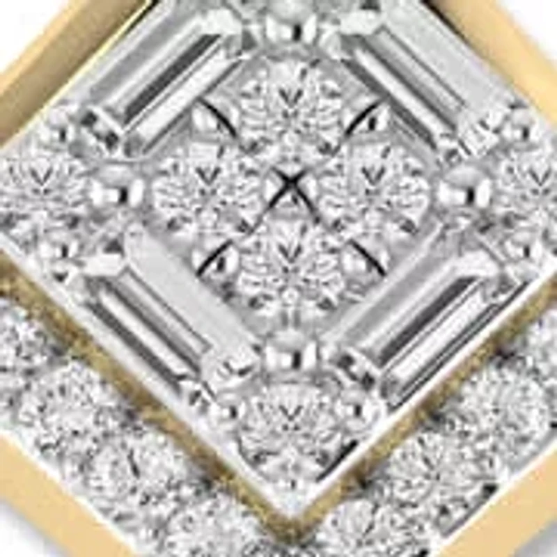 0.22 Ct.tw Natural Diamond Women's Fashion Ring in 10K Yellow Gold