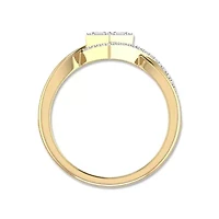 0.22 Ct.tw Natural Diamond Women's Fashion Ring in 10K Yellow Gold