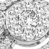 1/2 Ct.tw Natural Diamond Womens Wedding Fashion Ring in 10K White Gold