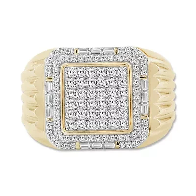 1.00 Ct.tw Natural Diamond Wedding Ring in 10K Yellow Gold