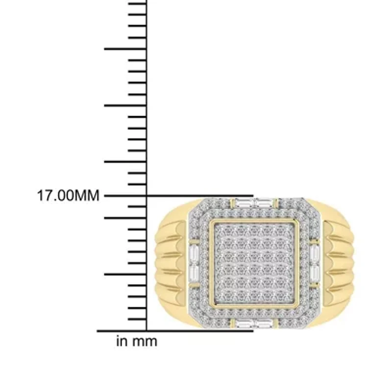 1.00 Ct.tw Natural Diamond Wedding Ring in 10K Yellow Gold
