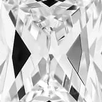 Lab Created 2.60 Cttw Radiant & Baguette Cut Lab-Grown Diamond Wedding Ring in 14K White Gold, Size 6.5