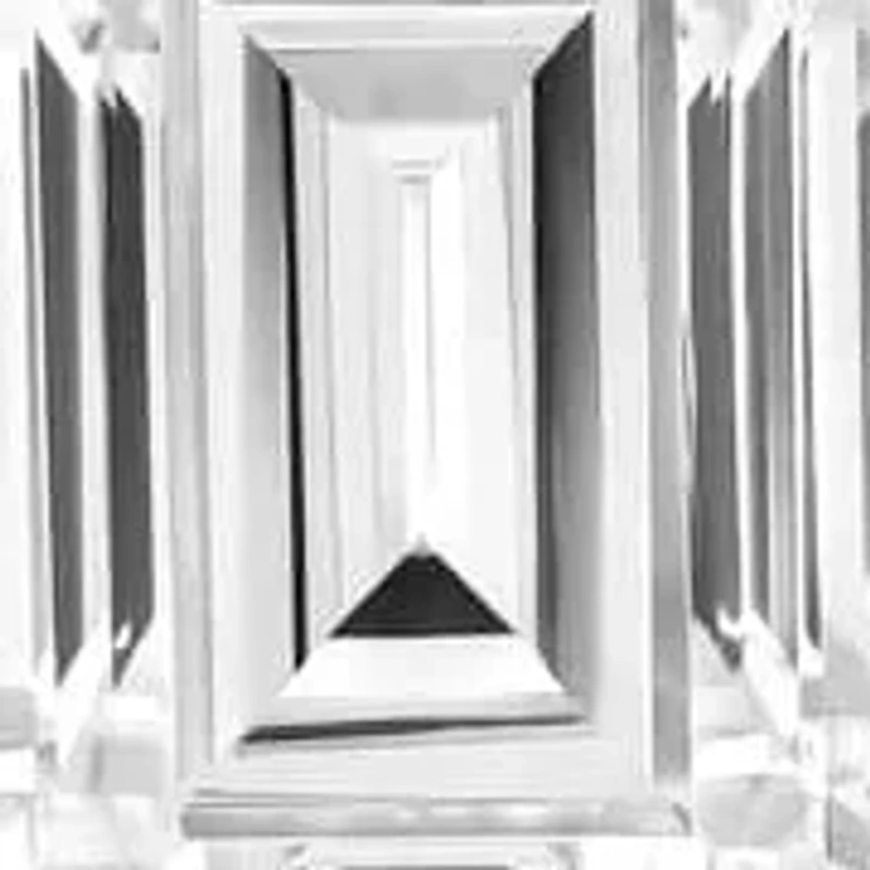 Lab Created 2.32 Cttw Emerald Cut Lab-Grown Diamond Women's Wedding Ring in 14K White Gold, Size 6.5