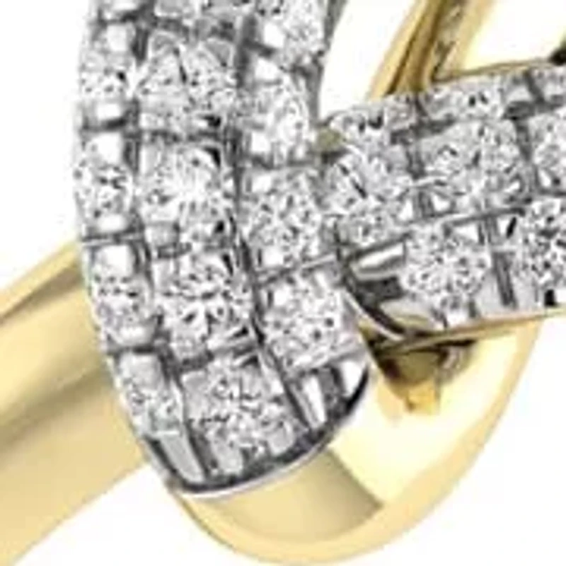 1/7 Cttw Natural Diamond Simple Dainty Band in 925 Silver Yellow Plated Size- 7