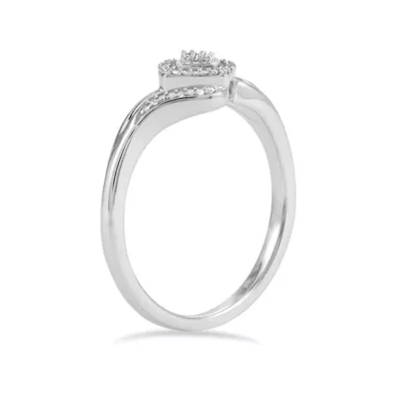 1/10 Ct.tw Natural Diamond Fashion Ring in 925 Sterling Silver