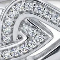 0.12 Ct.tw Round Cut Natural Diamond Fashion Ring in 925 Sterling Silver