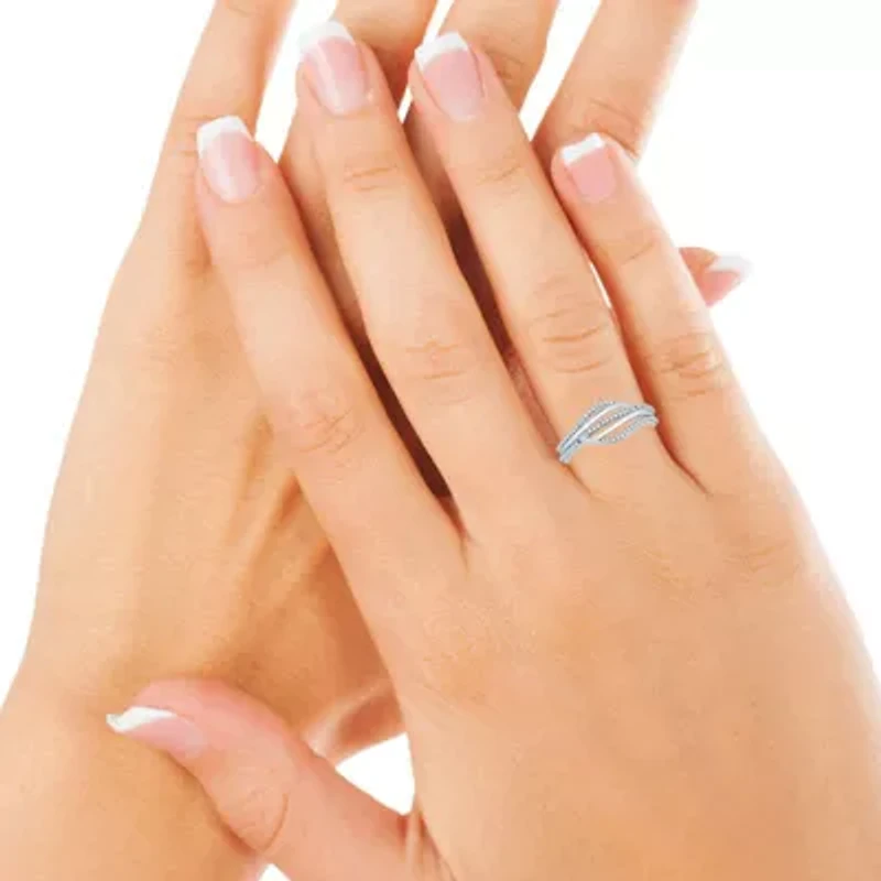 1/4 Ct.tw Natural Diamond Ring in 925 Sterling Silver