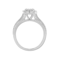 0.08 Ct.tw Natural Diamond Fashion Wedding Ring in 925 Sterling Silver