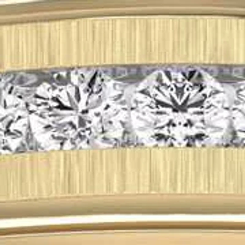 Lab Created 1/2 Cttw IGI-Certified Lab-Grown Diamond Men's Ring 10K White Gold, 10