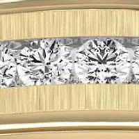 Lab Created 1/2 Cttw IGI-Certified Lab-Grown Diamond Men's Ring 10K White Gold, 10