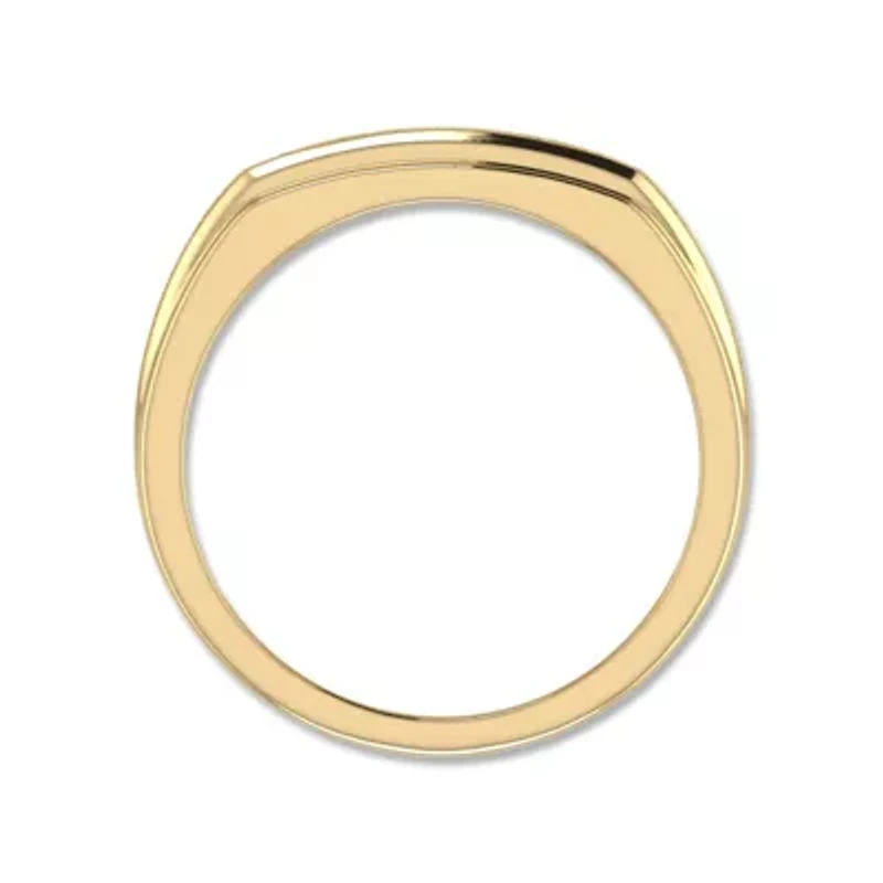 Lab Created 1/2 Cttw IGI-Certified Lab-Grown Diamond Men's Ring 10K White Gold, 10