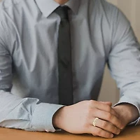 0.050 Ct.tw Natural Diamond Ring/Band in 10K Yellow Gold