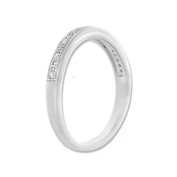 0.15 Ct.tw Natural Diamond Bridal Ring Set in 925 Sterling Silver