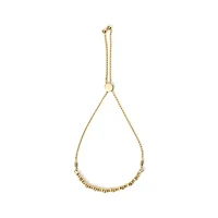 18K Yellow Gold Plated Silver 1/4 Cttw Diamond Marquise Shaped Link  Bolo Bracelet