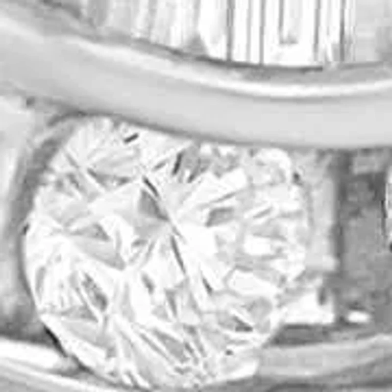 14KT White Gold 7/8 cttw Diamond Dangle Multi Row Earrings