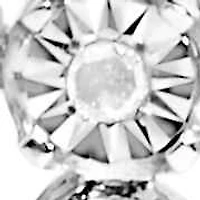 Silver 2.0 Cttw Miracle Set Diamond 2 Row Link Bracelet