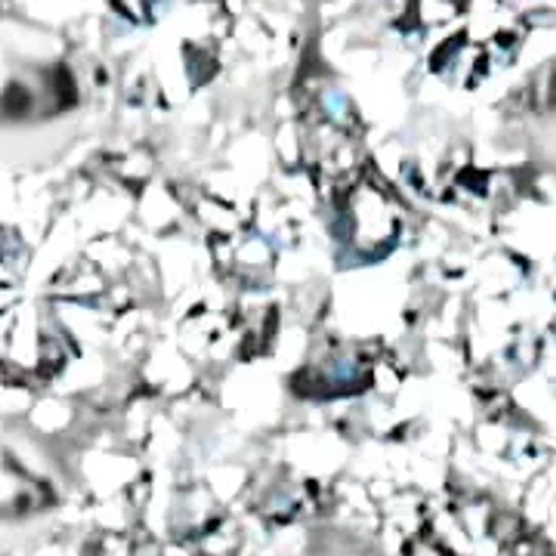 14k Yellow Gold 1/2 Cttw Diamond Cluster Hoop Earrings