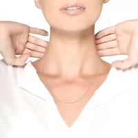 Silver 0.7mm Slim and Dainty Unisex 18" Inch Ball Bead Chain Necklace