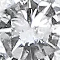 14K Yellow Gold Diamond Solitaire Stud Earring