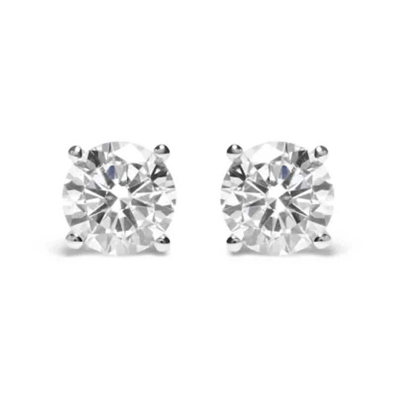 Lab Created IGI 14K White Gold 5.00 Cttw Lab Grown Diamond Stud Earring