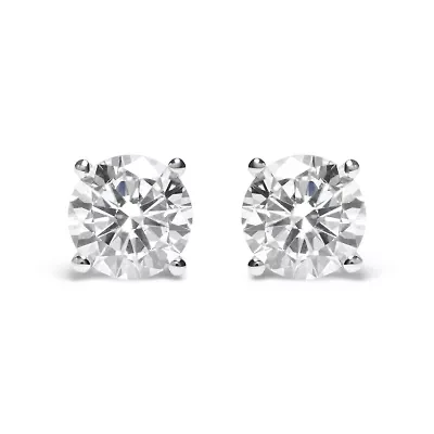 Lab Created IGI 14K White Gold 5.00 Cttw Lab Grown Diamond Stud Earring